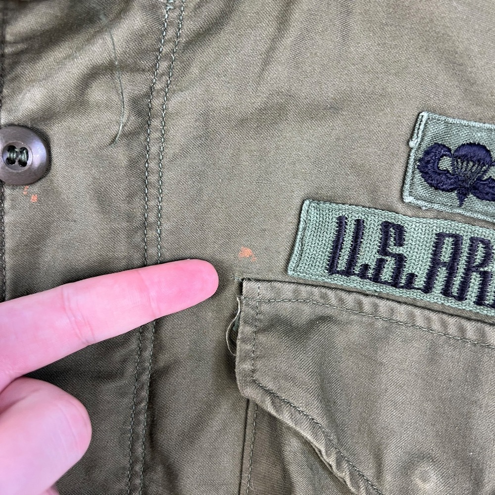 Vtg 1973 US Army M-65 Field Jacket Small‎ Long So-Sew Styles Cold Weather Coat - Picture 7 of 16